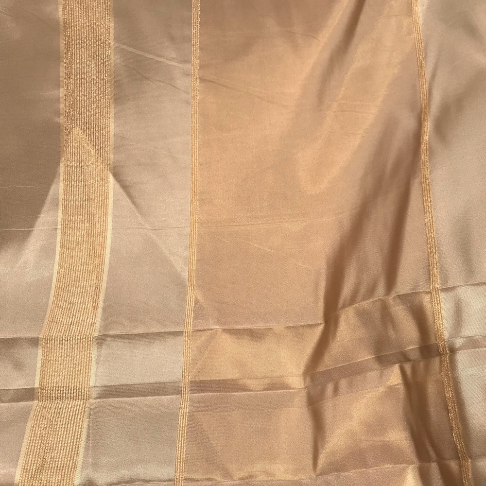 New Gold Curtain Fabric - Picture 2 of 3